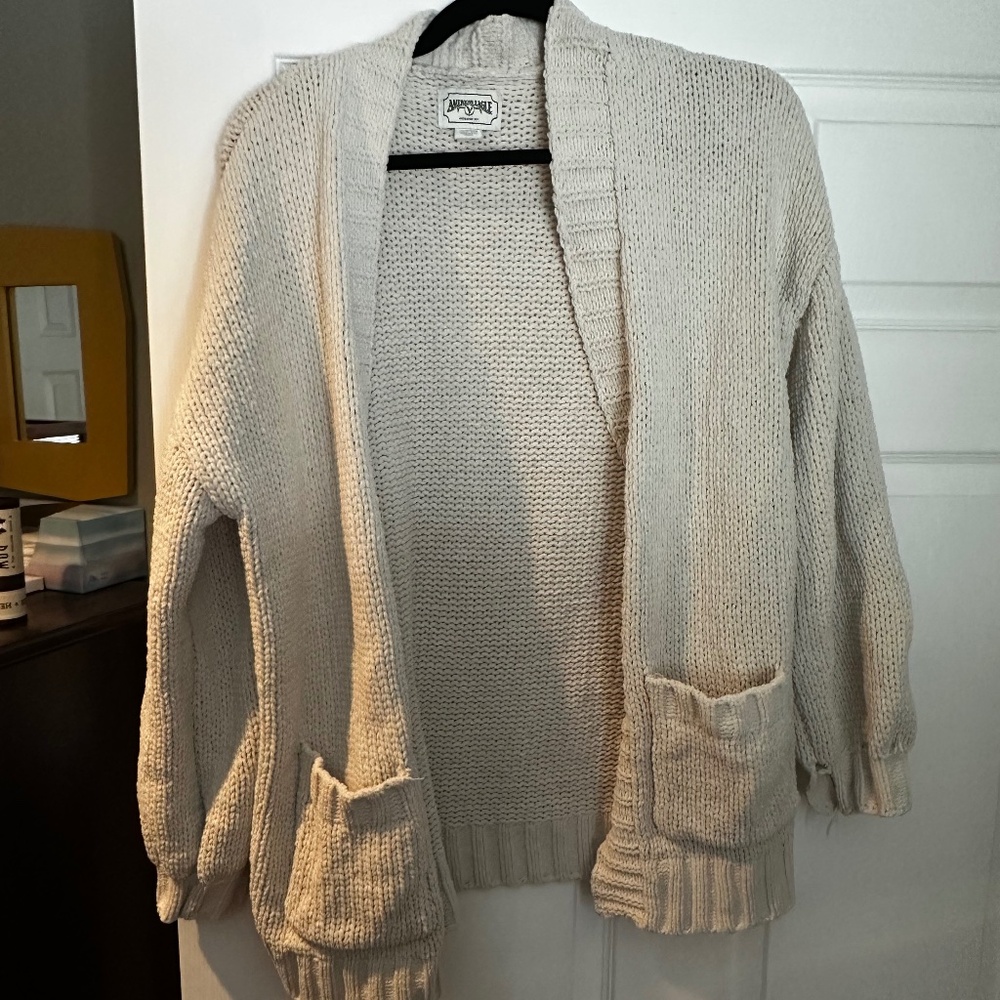 Cream Knit Cardigan